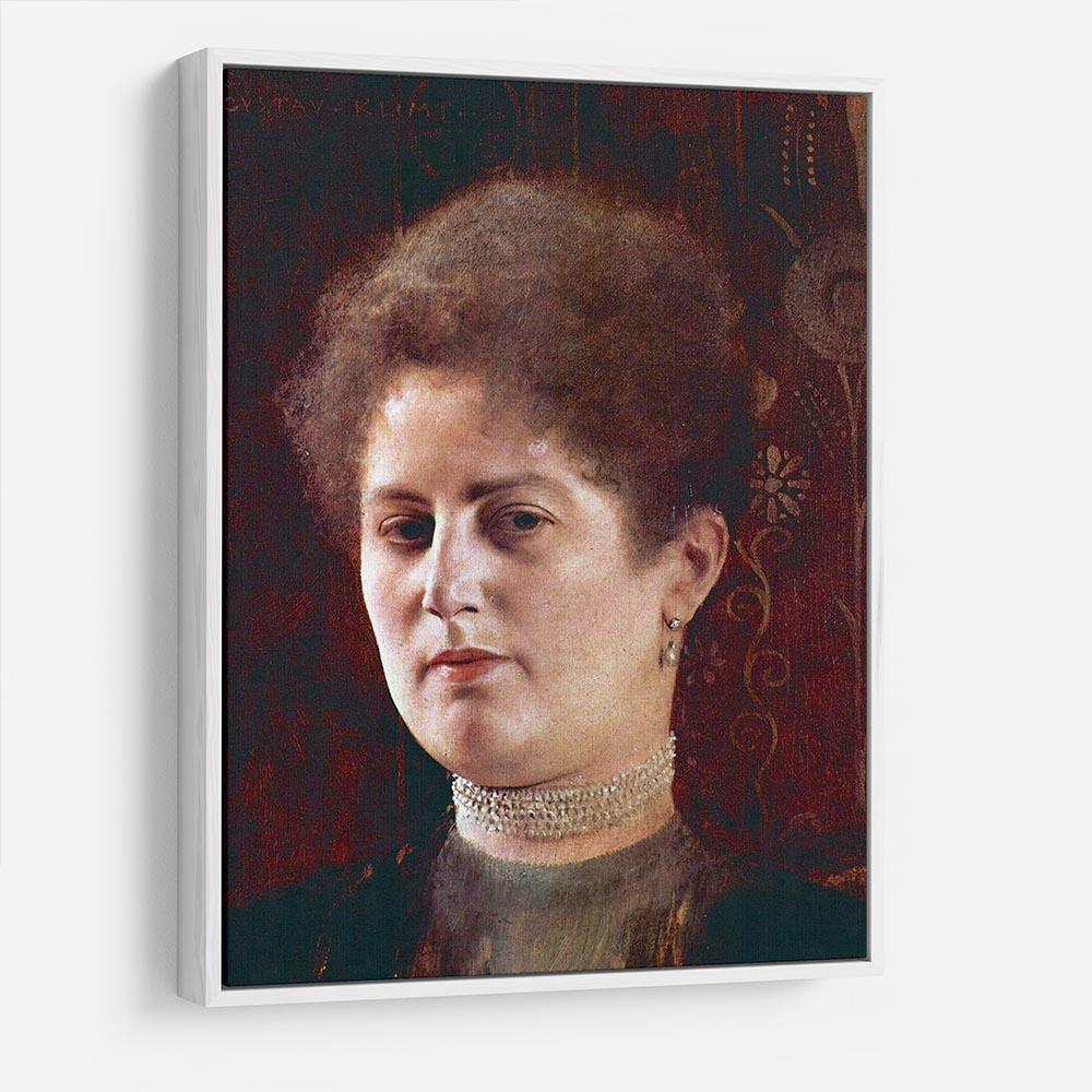Portrai of a Woman by Klimt HD Metal Print