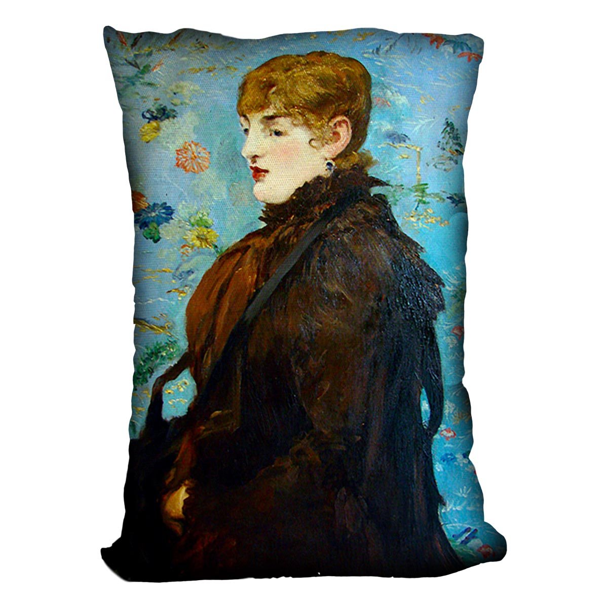 Portrait de MCry Laurent 1882 by Manet Throw Pillow