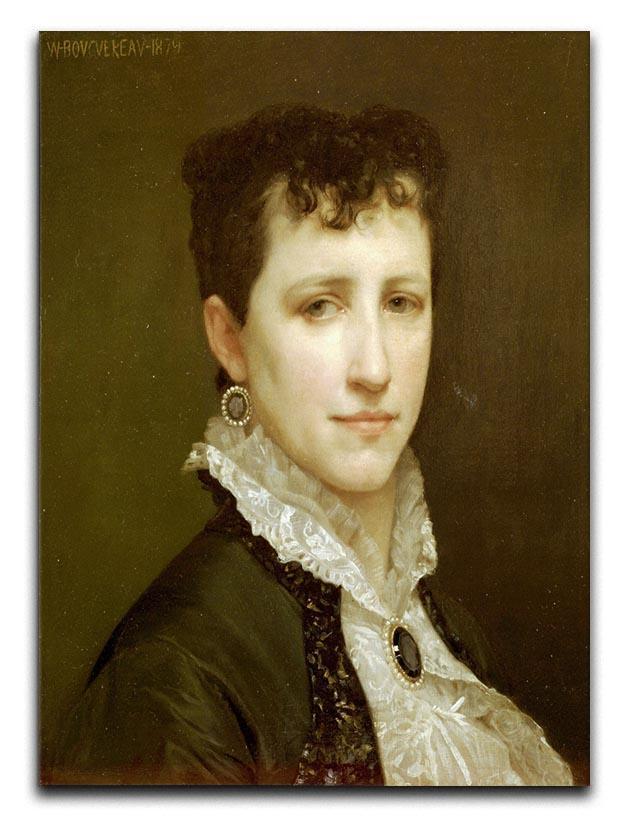 Portrait de Mademoiselle Elizabeth Gardner By Bouguereau Canvas Print or Poster  - Canvas Art Rocks - 1