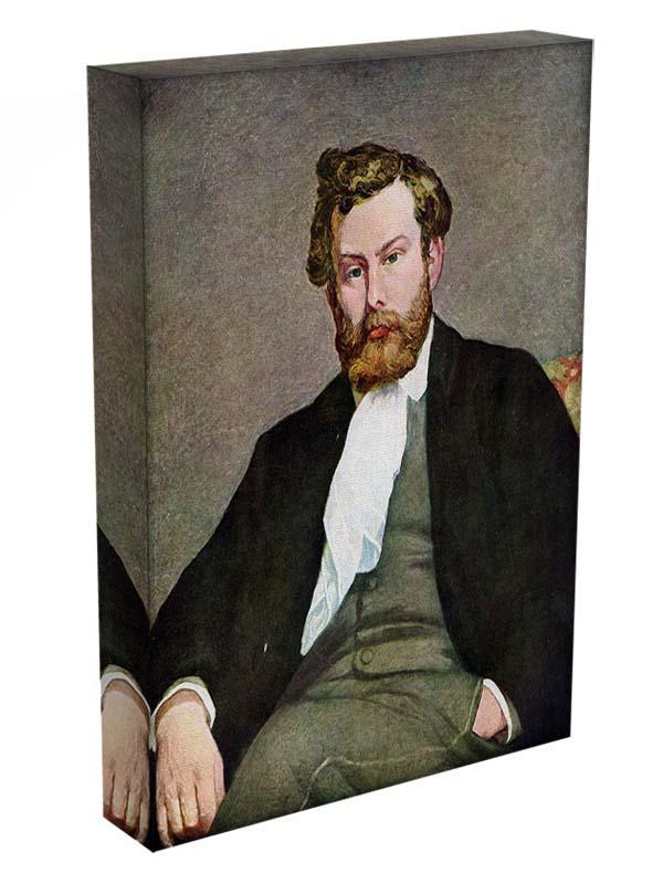 Portrait of Alfred Sisley by Renoir Canvas Print or Poster - Canvas Art Rocks - 3