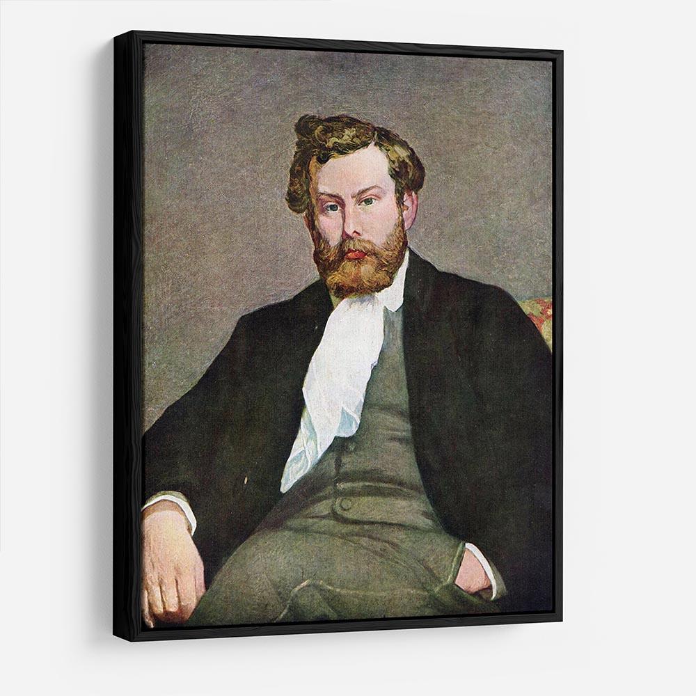 Portrait of Alfred Sisley by Renoir HD Metal Print