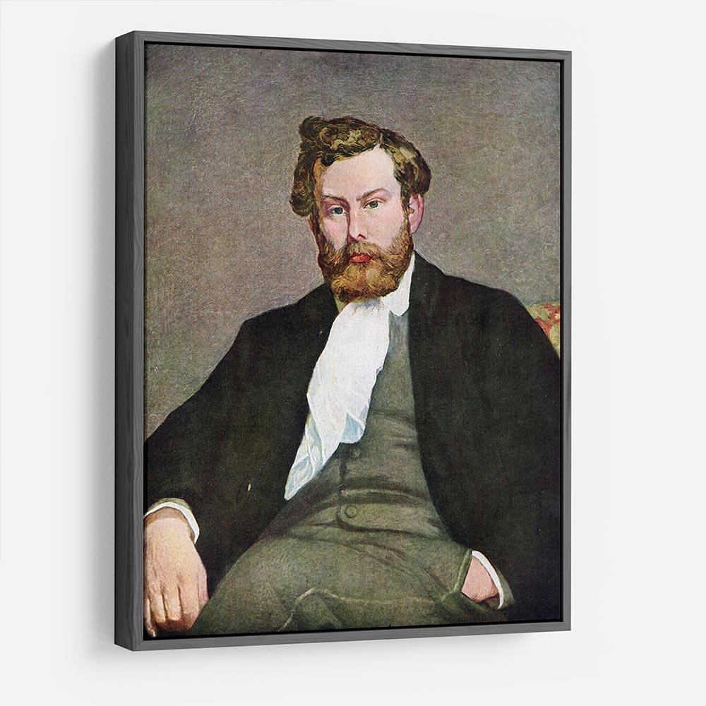 Portrait of Alfred Sisley by Renoir HD Metal Print