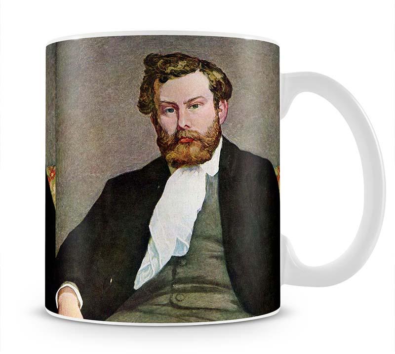 Portrait of Alfred Sisley by Renoir Mug - Canvas Art Rocks - 1