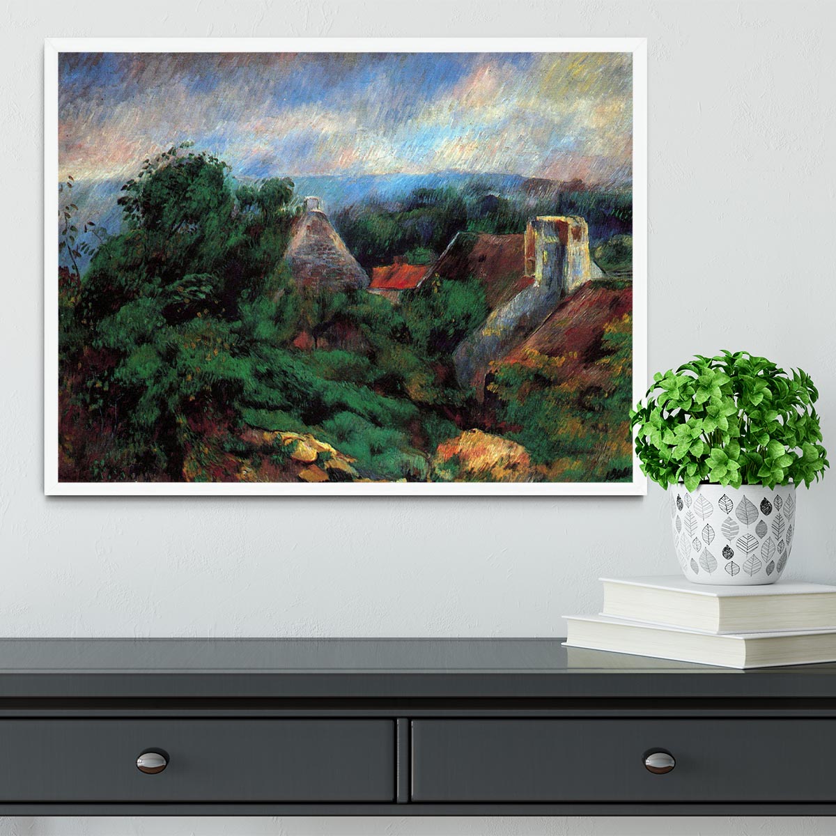 Portrait of Aline Charigot Madame Renoir by Renoir Framed Print - Canvas Art Rocks -6