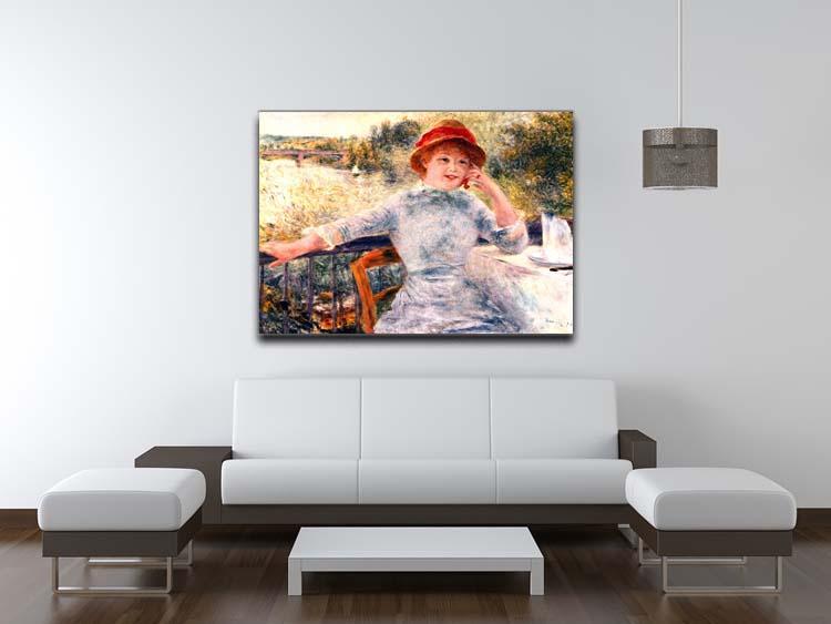 Portrait of Alphonsine Fournaise by Renoir Canvas Print or Poster - Canvas Art Rocks - 4