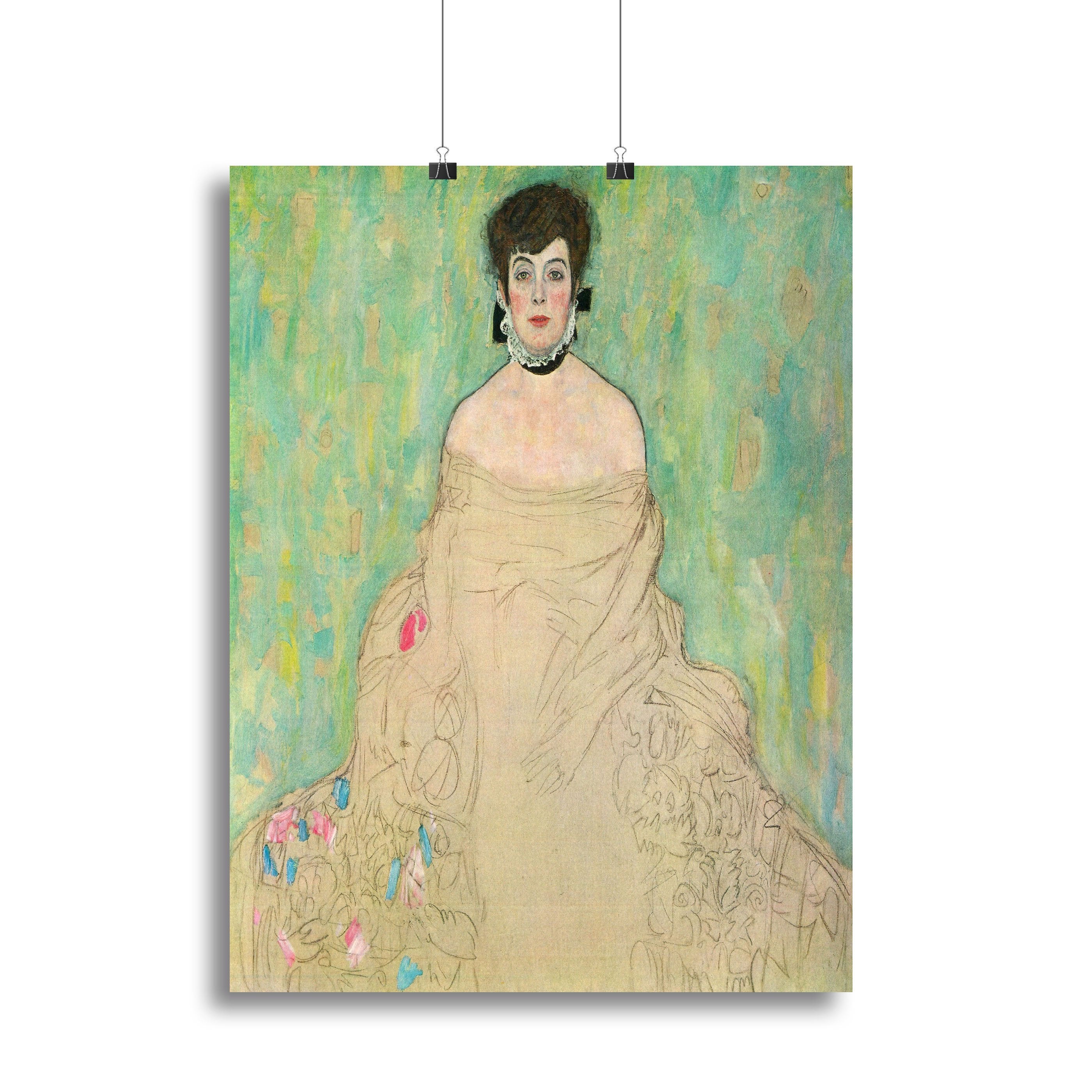 Portrait of Amalie Zuckerkandl by Klimt Canvas Print or Poster