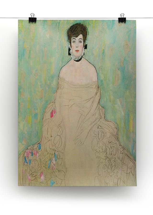 Portrait of Amalie Zuckerkandl by Klimt Canvas Print or Poster - Canvas Art Rocks - 2