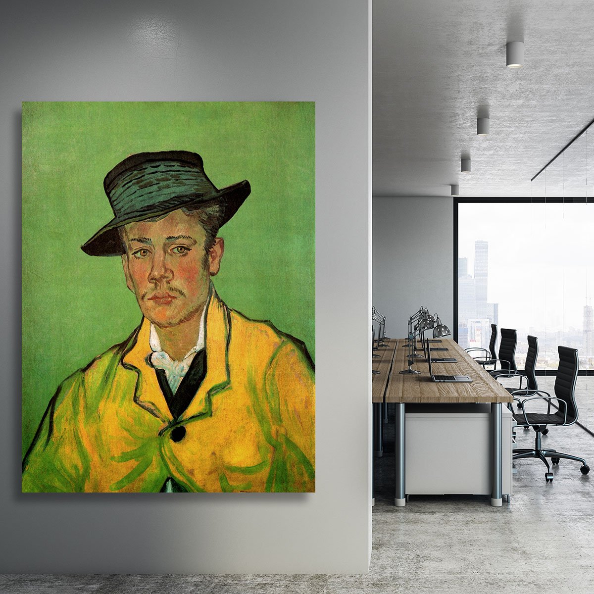 Portrait of Armand Roulin by Van Gogh Canvas Print or Poster