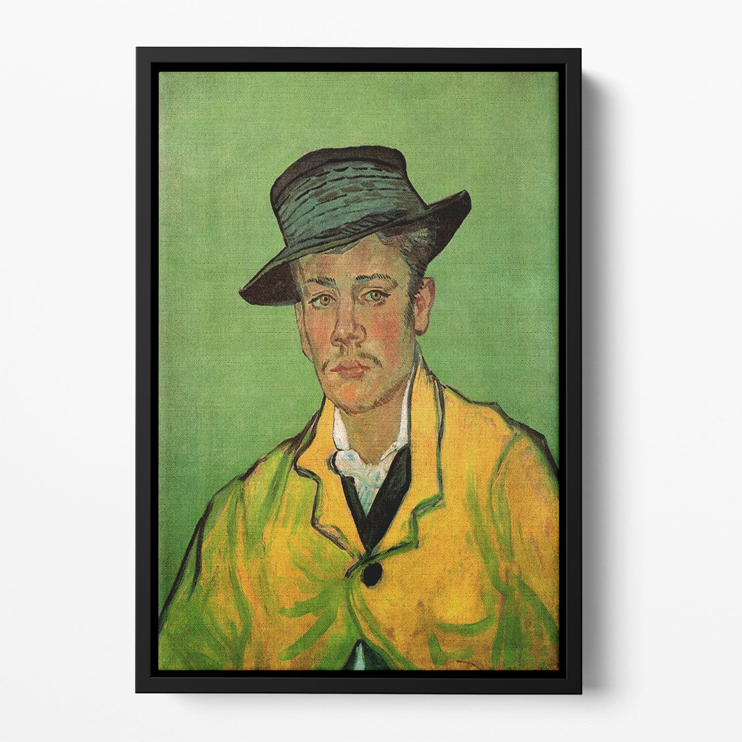 Portrait of Armand Roulin by Van Gogh Floating Framed Canvas