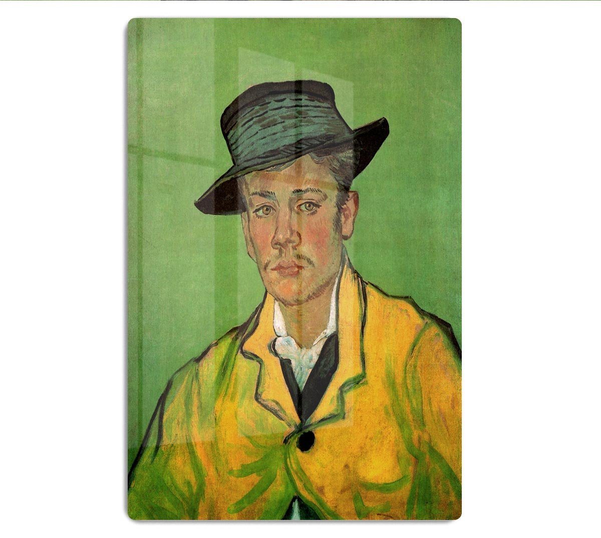 Portrait of Armand Roulin by Van Gogh HD Metal Print