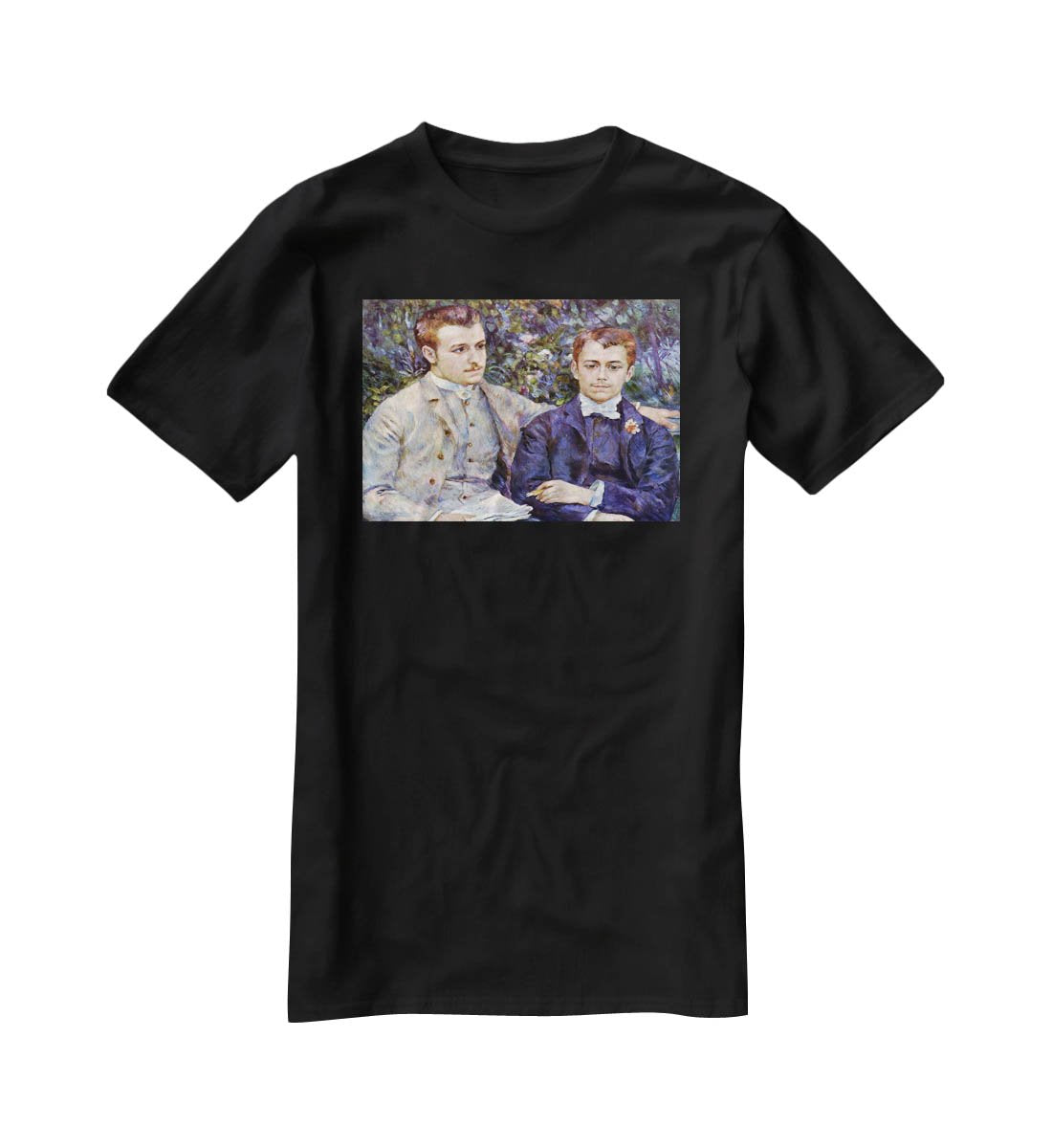 Portrait of Charles and George by Renoir T-Shirt - Canvas Art Rocks - 1