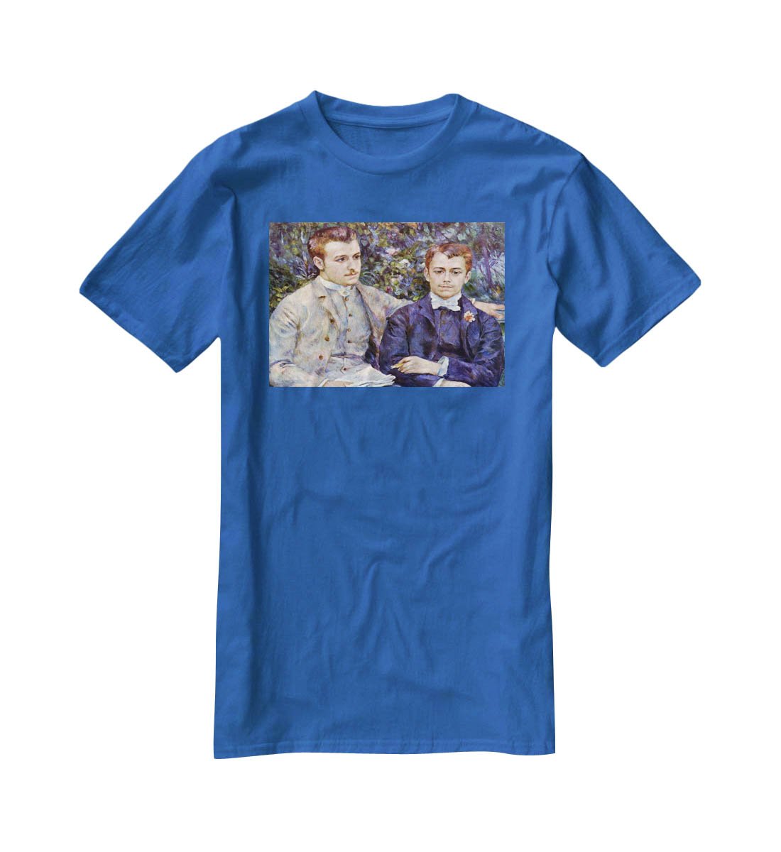 Portrait of Charles and George by Renoir T-Shirt - Canvas Art Rocks - 2