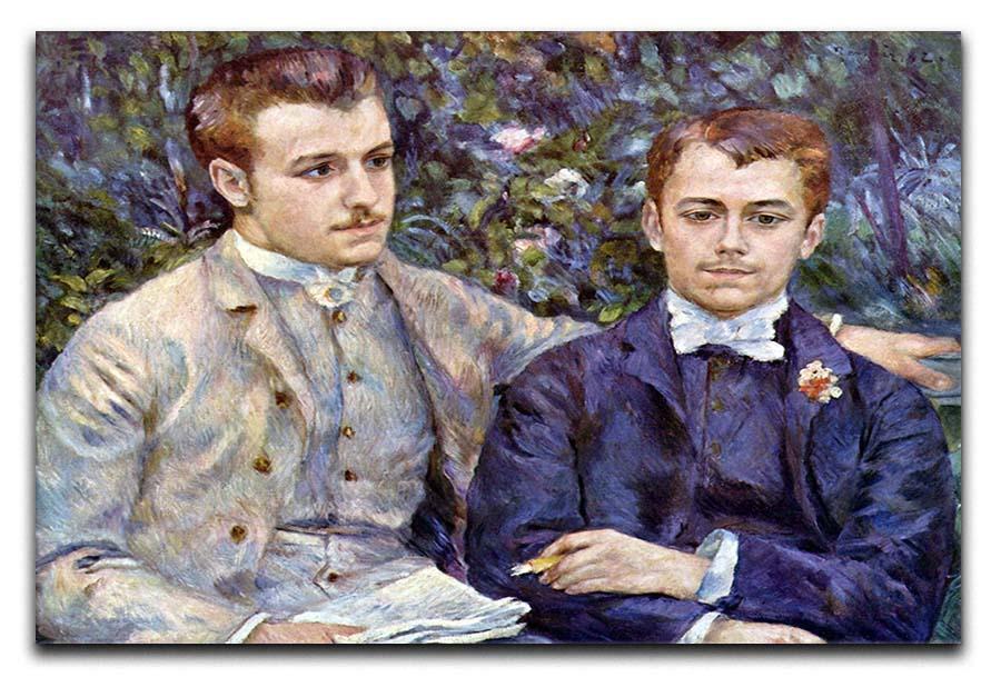 Portrait of Charles and George by Renoir Canvas Print or Poster  - Canvas Art Rocks - 1