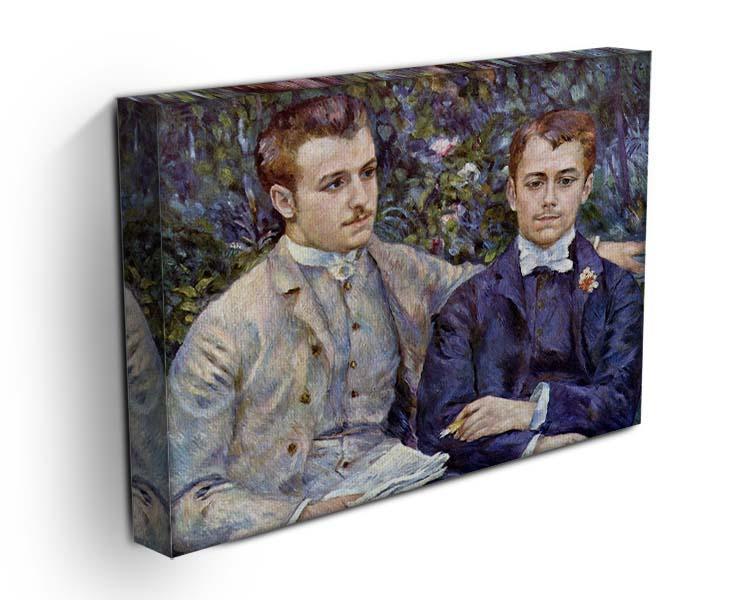 Portrait of Charles and George by Renoir Canvas Print or Poster - Canvas Art Rocks - 3