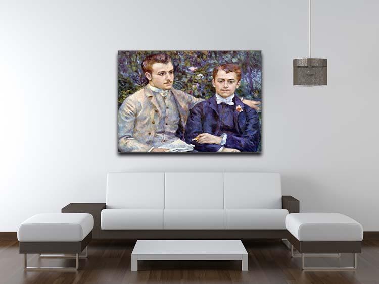 Portrait of Charles and George by Renoir Canvas Print or Poster - Canvas Art Rocks - 4