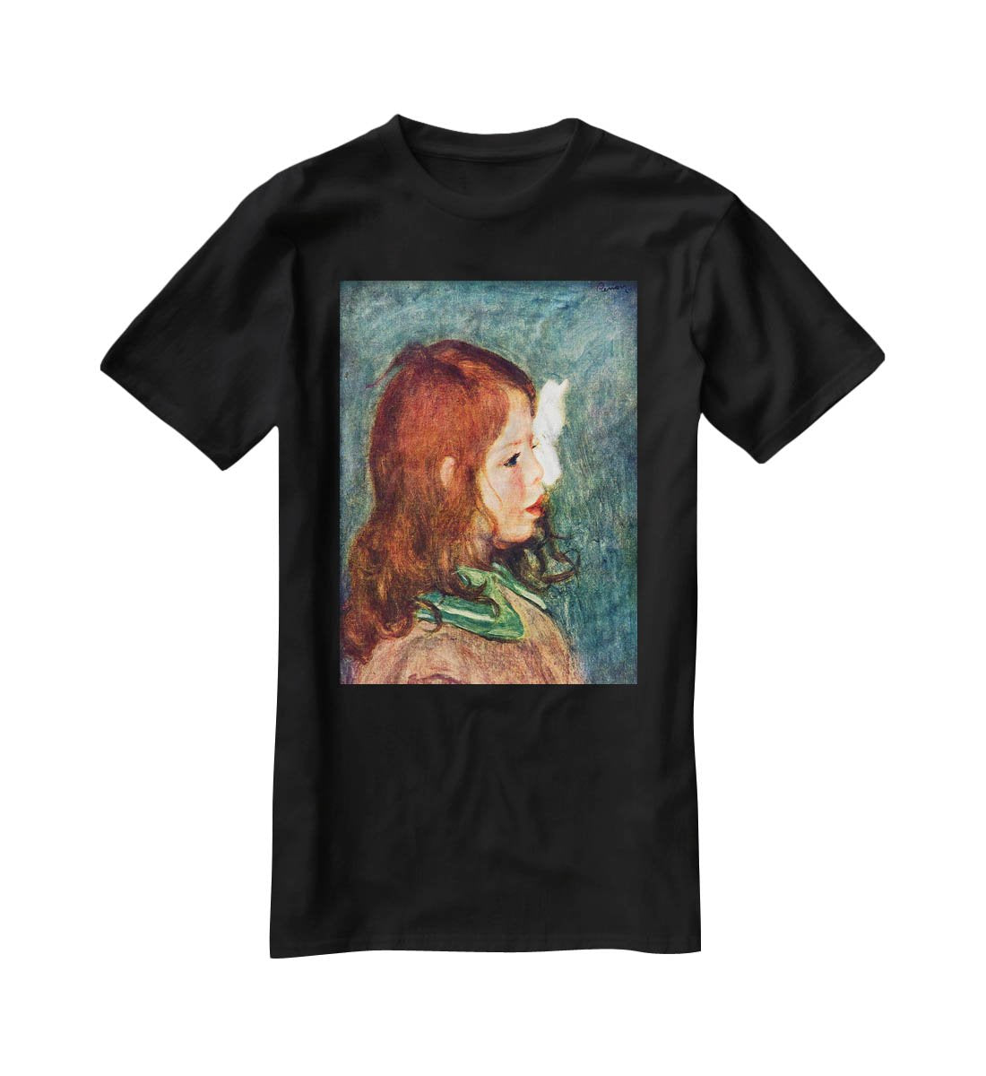 Portrait of Coco by Renoir T-Shirt - Canvas Art Rocks - 1