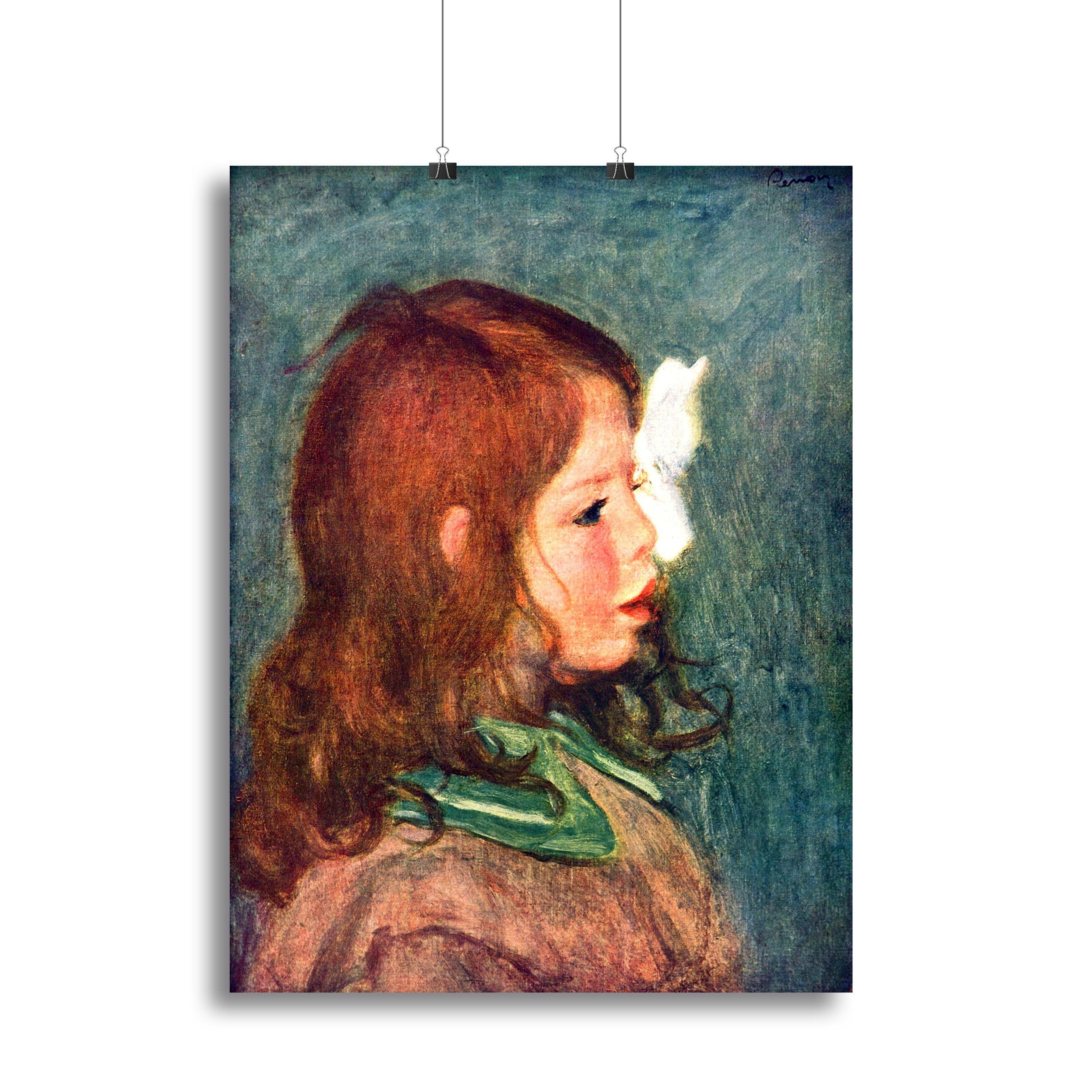 Portrait of Coco by Renoir Canvas Print or Poster