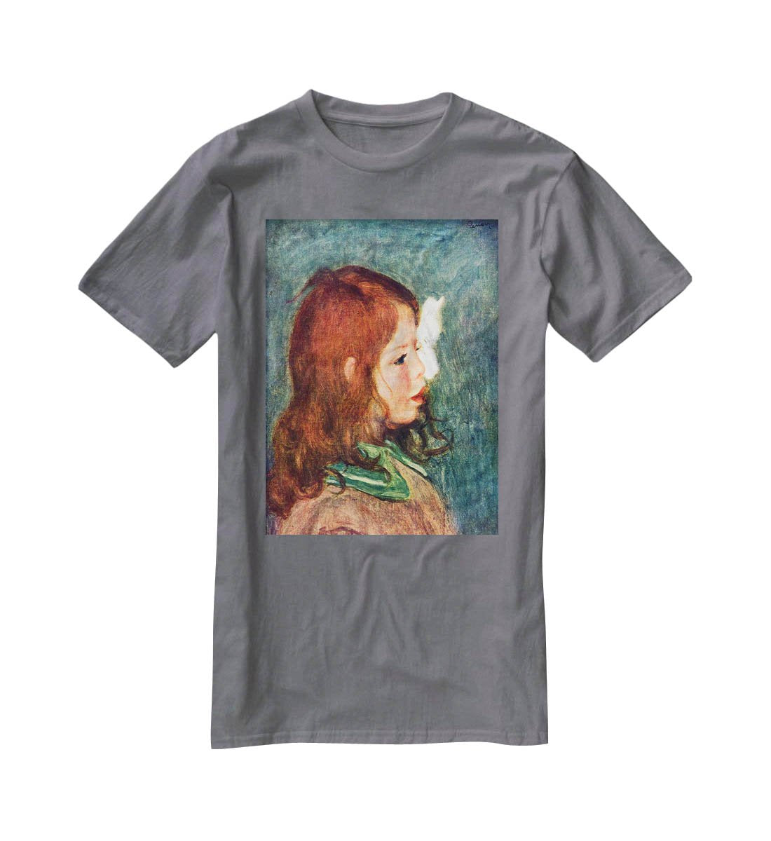 Portrait of Coco by Renoir T-Shirt - Canvas Art Rocks - 3