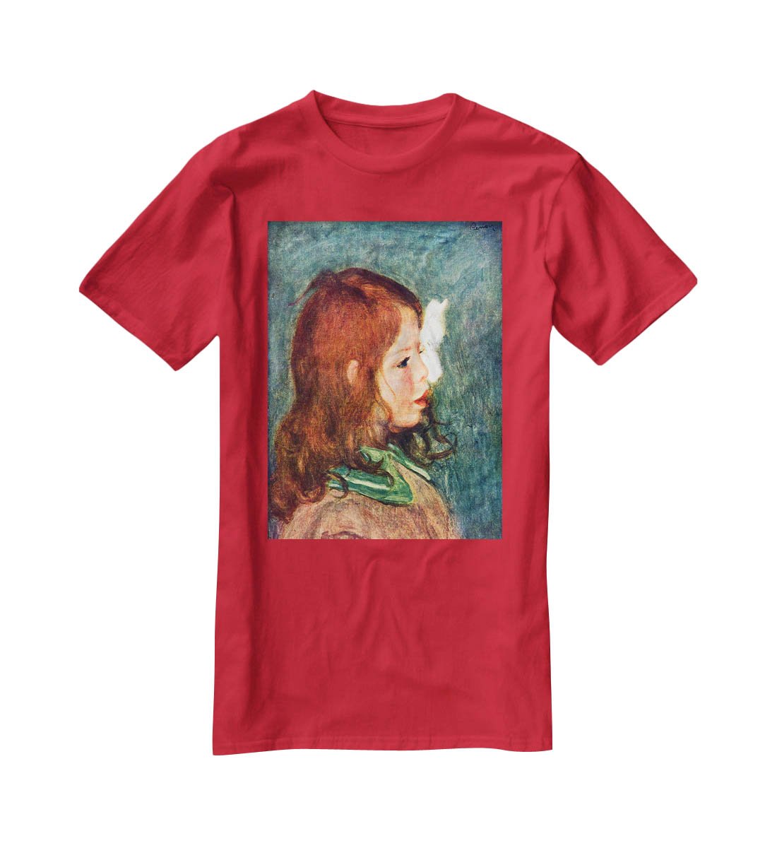 Portrait of Coco by Renoir T-Shirt - Canvas Art Rocks - 4