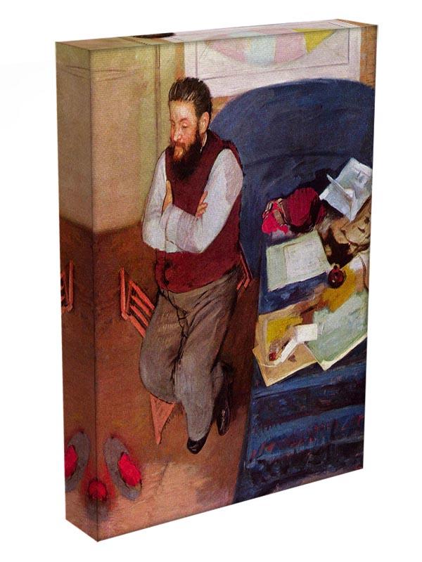 Portrait of Diego Martelli by Degas Canvas Print or Poster - Canvas Art Rocks - 3