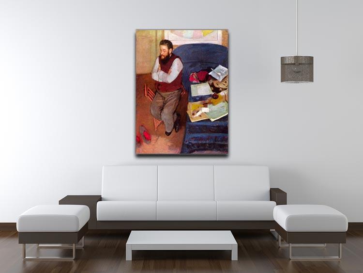 Portrait of Diego Martelli by Degas Canvas Print or Poster - Canvas Art Rocks - 4