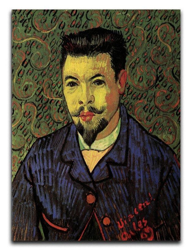 Portrait of Doctor Felix Rey by Van Gogh Canvas Print & Poster  - Canvas Art Rocks - 1