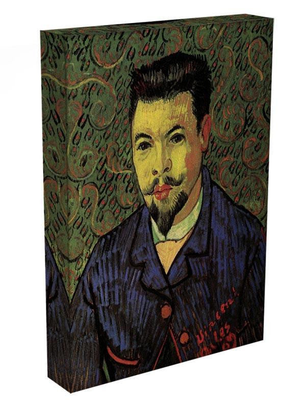 Portrait of Doctor Felix Rey by Van Gogh Canvas Print & Poster - Canvas Art Rocks - 3