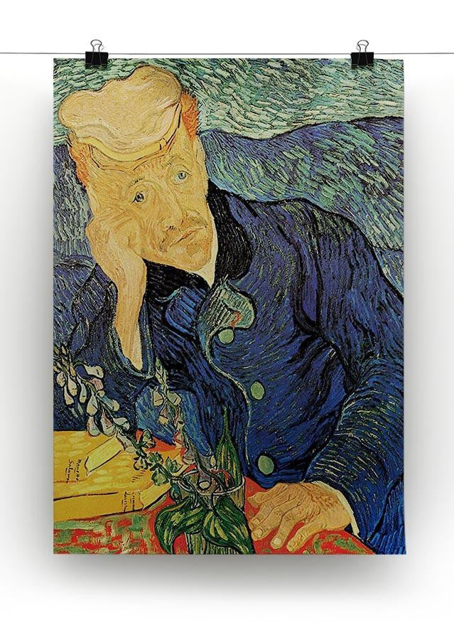 Portrait of Doctor Gachet 2 by Van Gogh Canvas Print & Poster - Canvas Art Rocks - 2