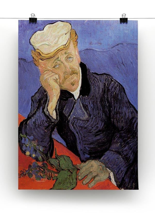 Portrait of Doctor Gachet by Van Gogh Canvas Print & Poster - Canvas Art Rocks - 2