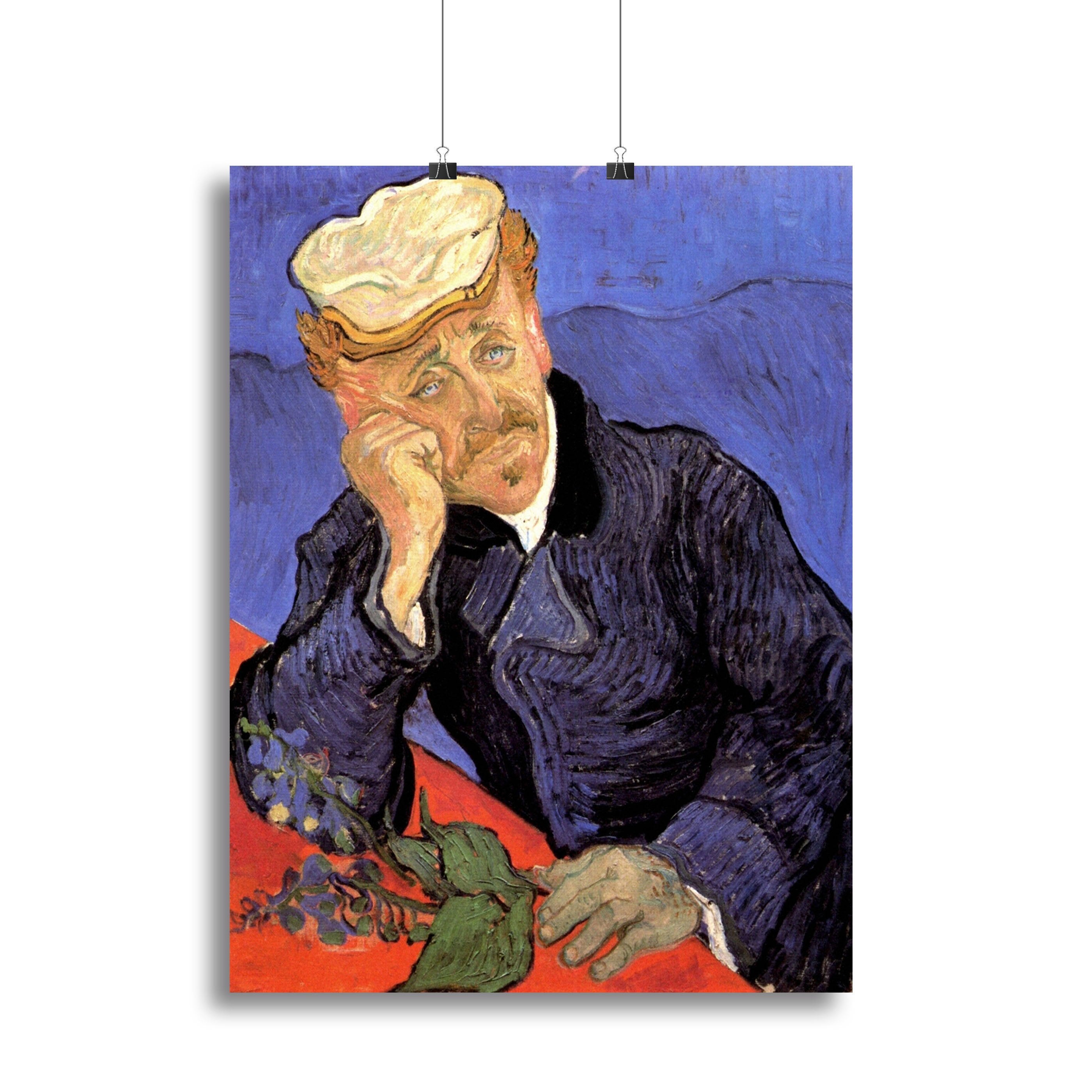 Portrait of Doctor Gachet by Van Gogh Canvas Print or Poster