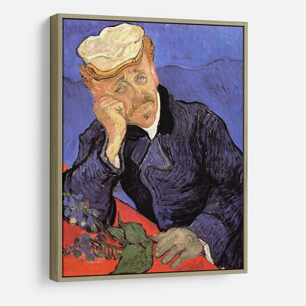 Portrait of Doctor Gachet by Van Gogh HD Metal Print