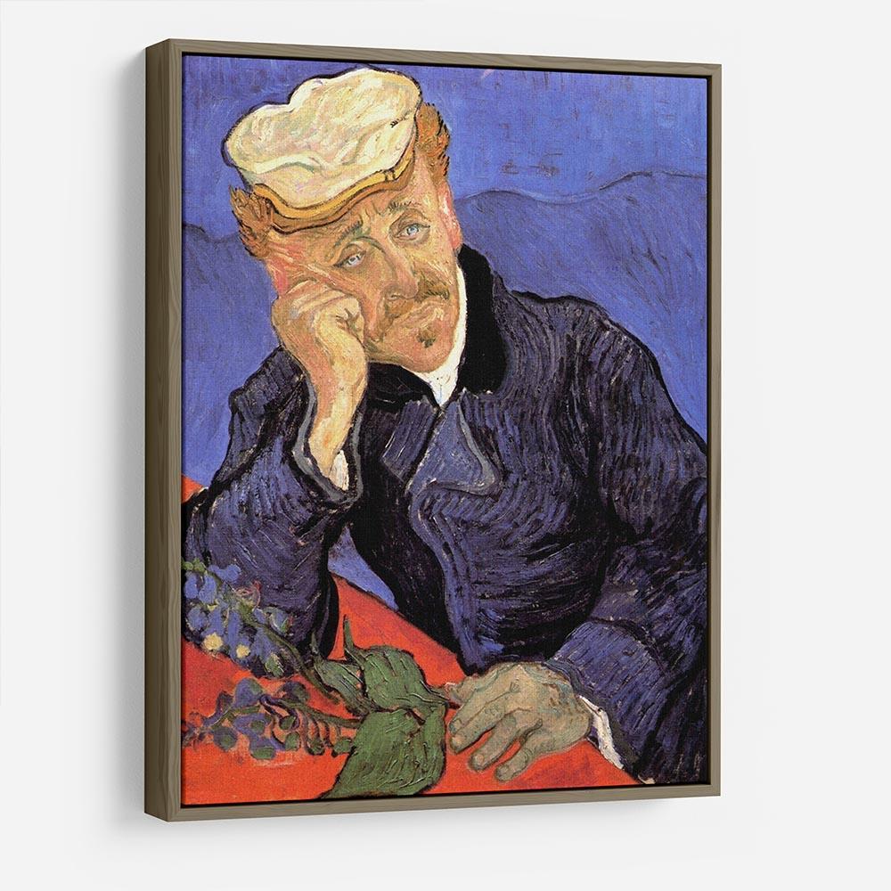 Portrait of Doctor Gachet by Van Gogh HD Metal Print