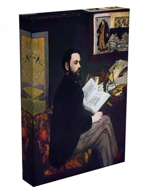 Portrait of Emile Zola by Manet Canvas Print or Poster - Canvas Art Rocks - 3