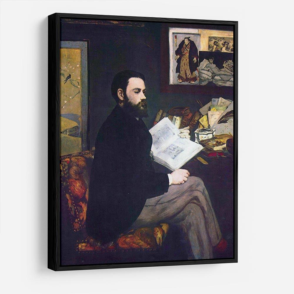 Portrait of Emile Zola by Manet HD Metal Print