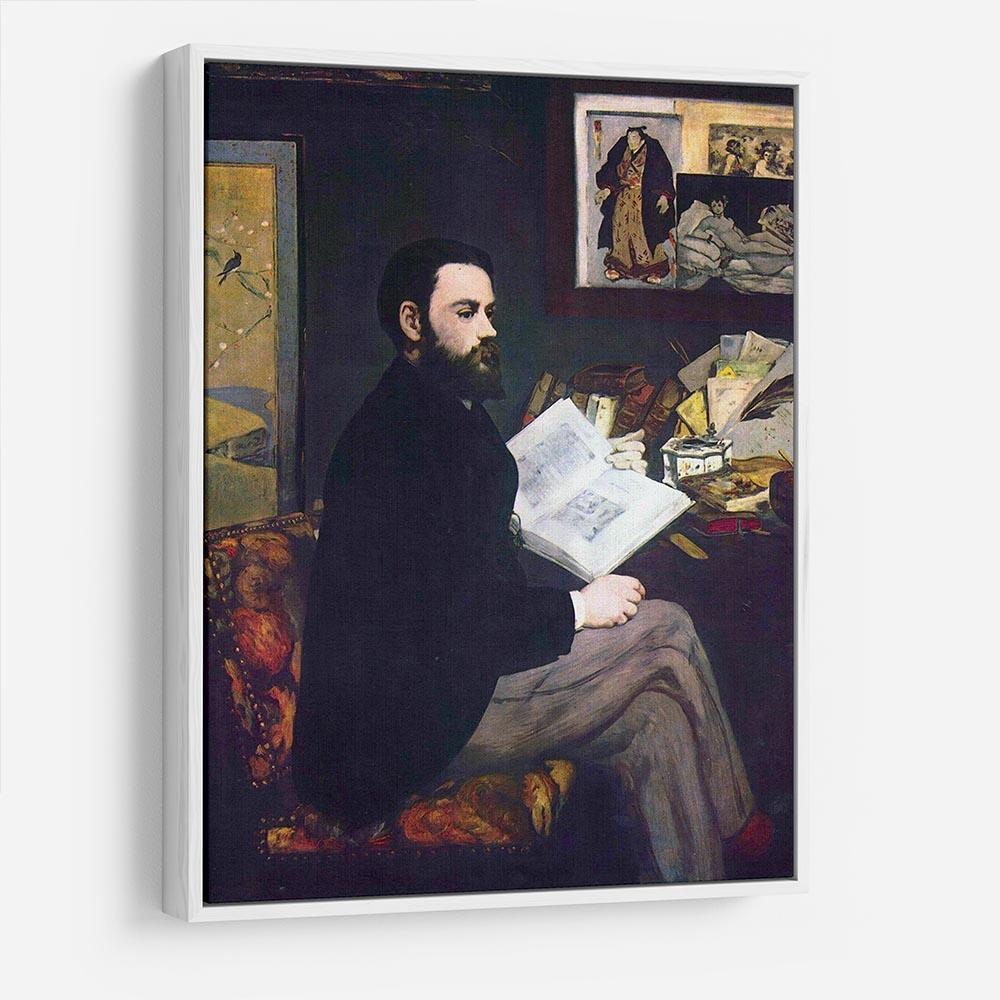Portrait of Emile Zola by Manet HD Metal Print
