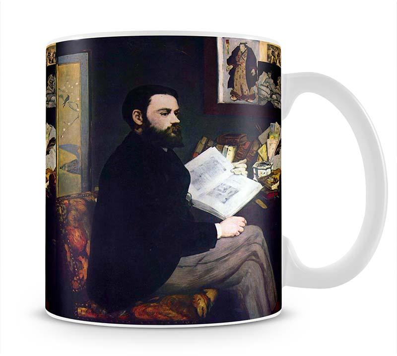 Portrait of Emile Zola by Manet Mug - Canvas Art Rocks - 1