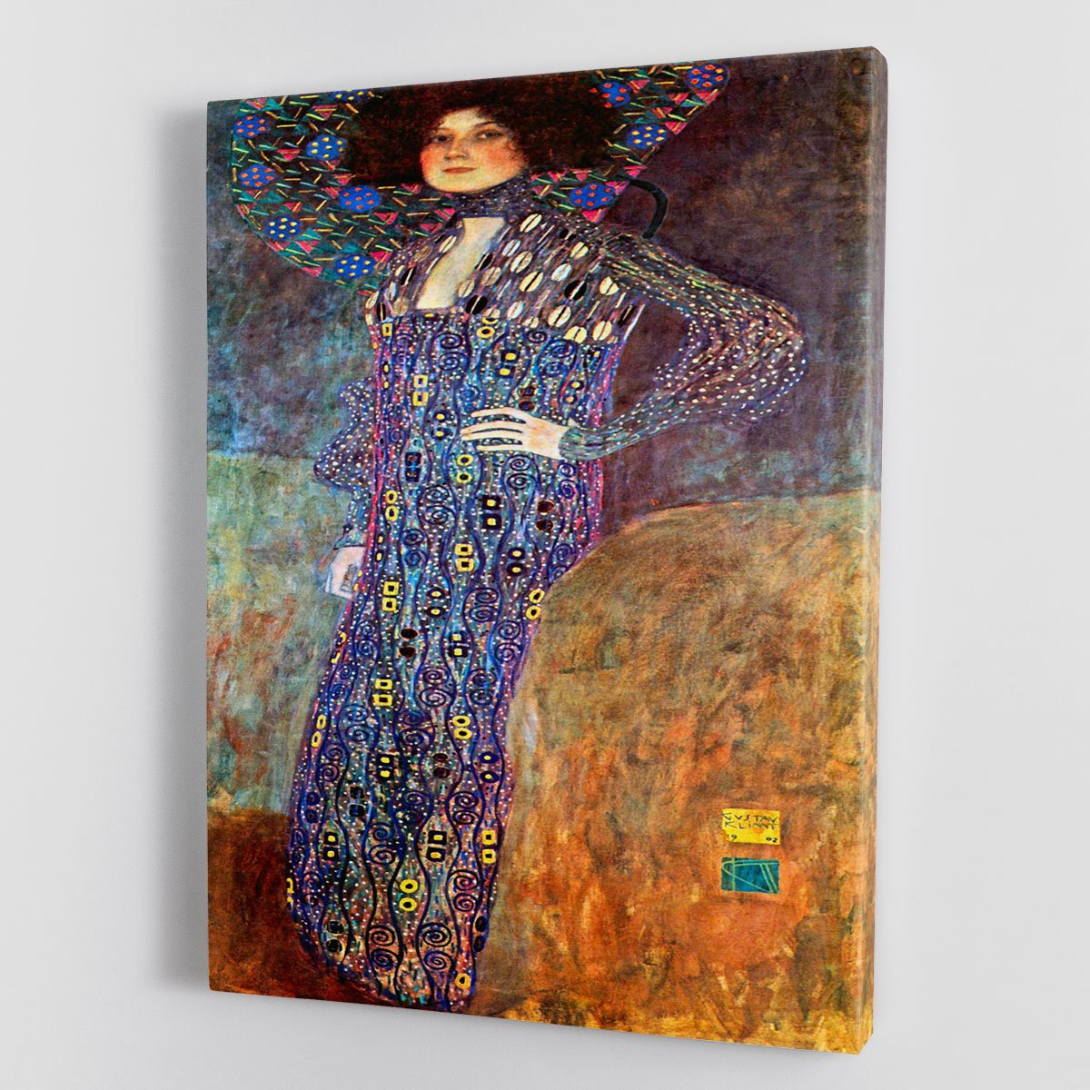 Portrait of Emily Floge by Klimt Canvas Print or Poster