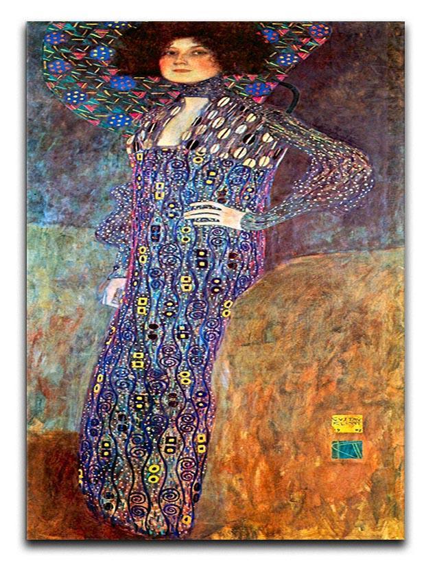 Portrait of Emily Floge by Klimt Canvas Print or Poster  - Canvas Art Rocks - 1