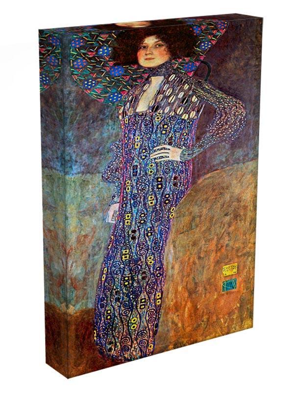 Portrait of Emily Floge by Klimt Canvas Print or Poster - Canvas Art Rocks - 3