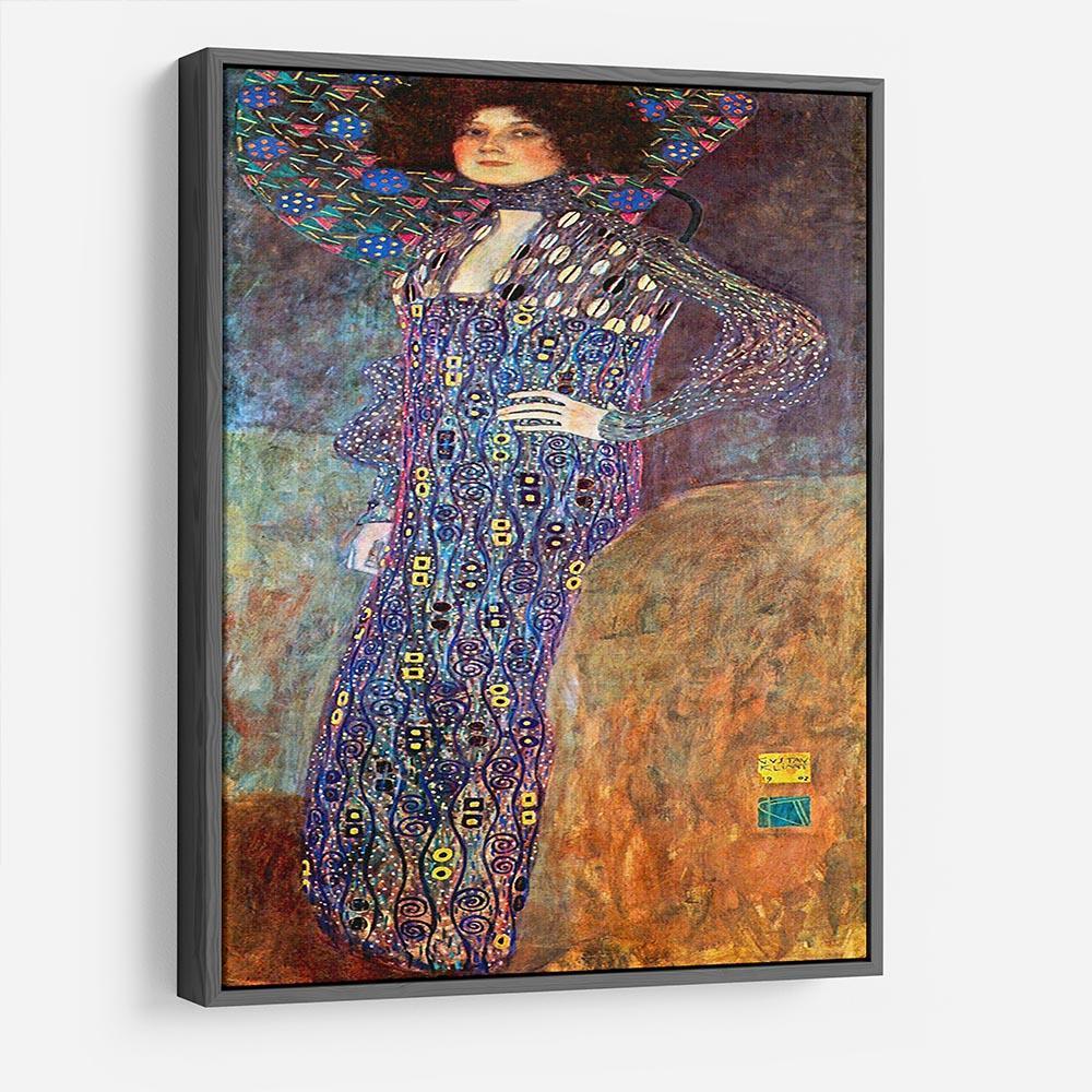 Portrait of Emily Floge by Klimt HD Metal Print