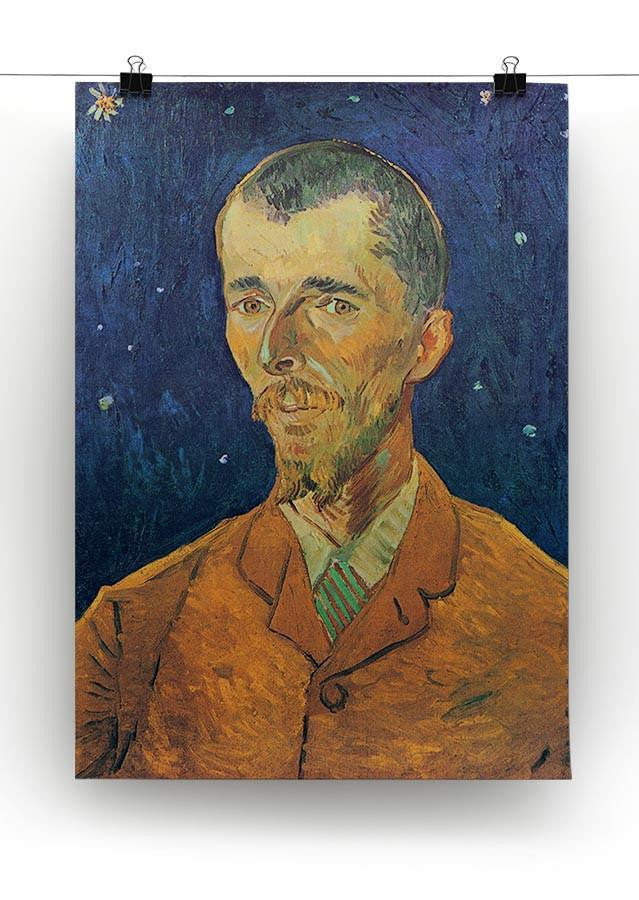 Portrait of Eugene Boch by Van Gogh Canvas Print & Poster - Canvas Art Rocks - 2