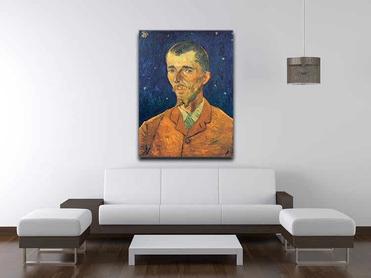 Portrait of Eugene Boch by Van Gogh Canvas Print & Poster - Canvas Art Rocks - 4