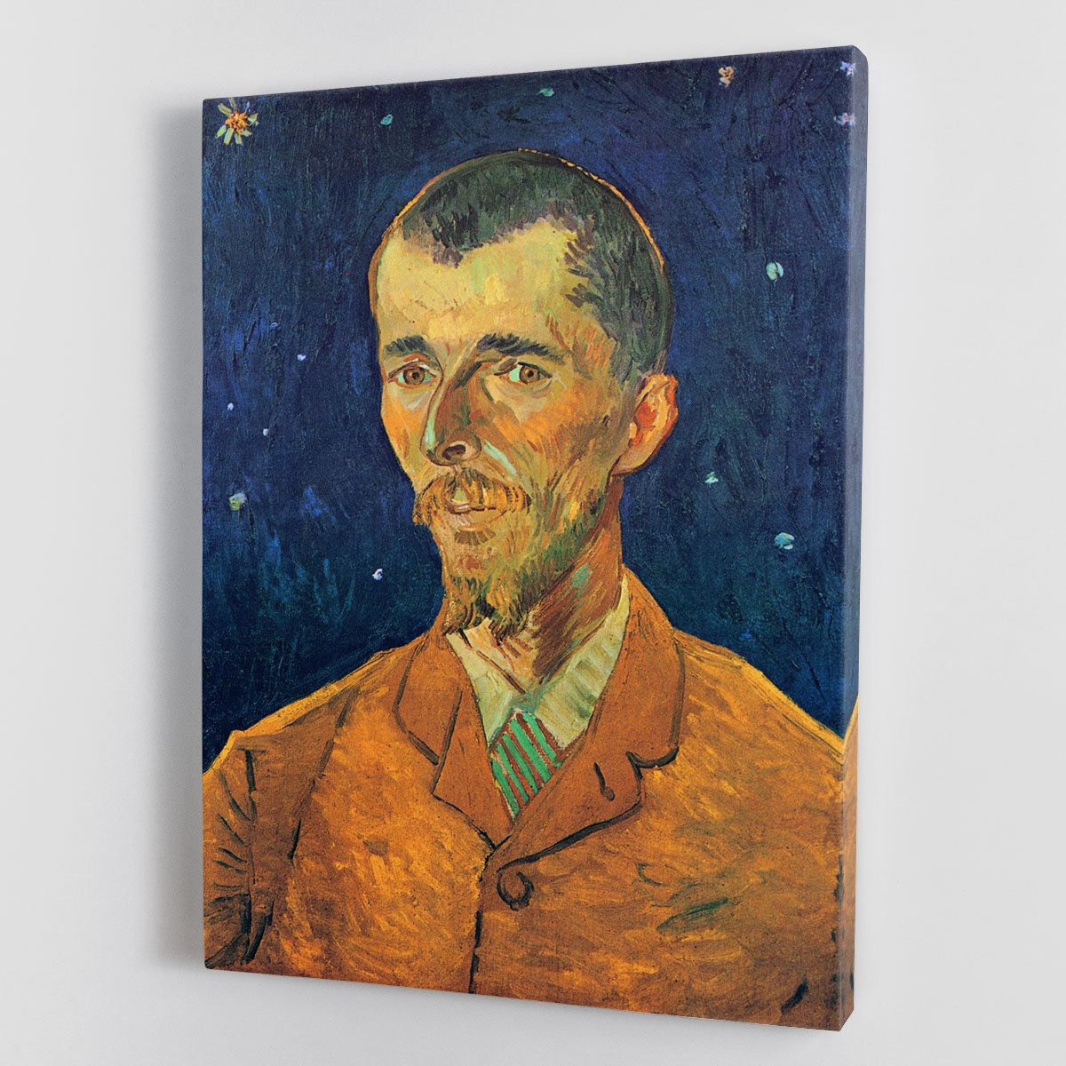 Portrait of Eugene Boch by Van Gogh Canvas Print or Poster