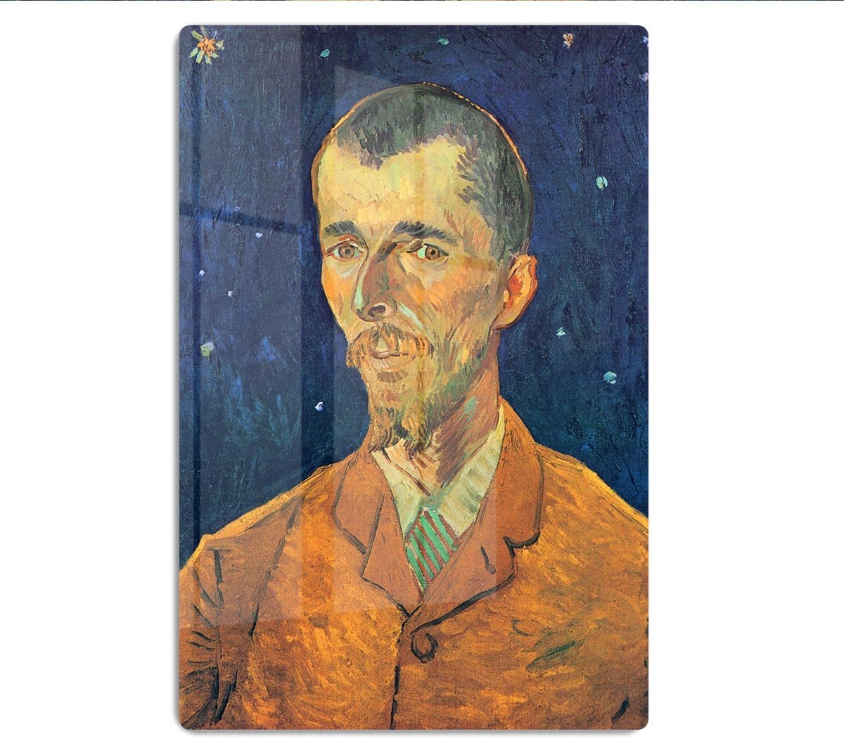Portrait of Eugene Boch by Van Gogh HD Metal Print
