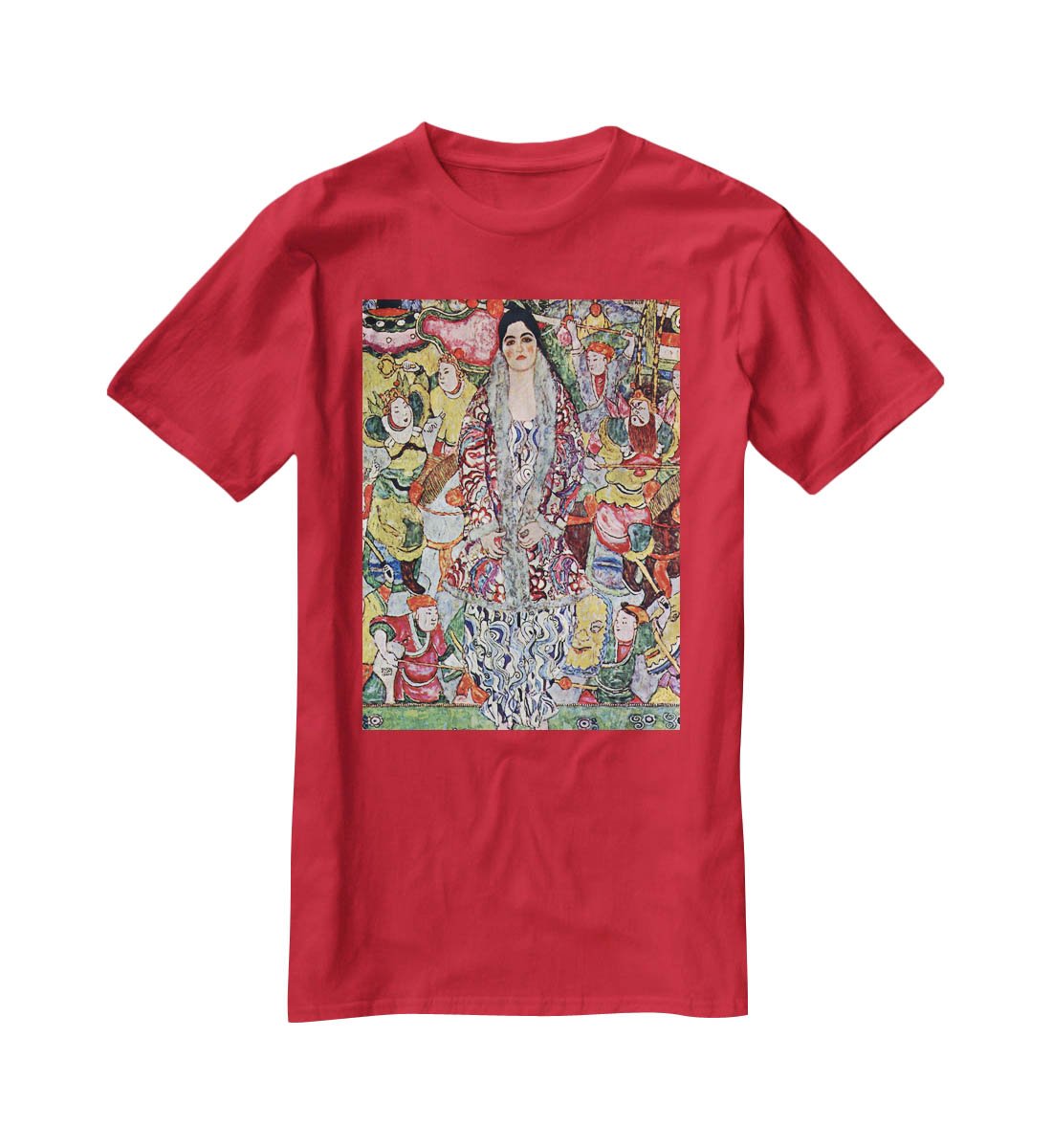 Portrait of Frederika Maria Beer by Klimt T-Shirt - Canvas Art Rocks - 4