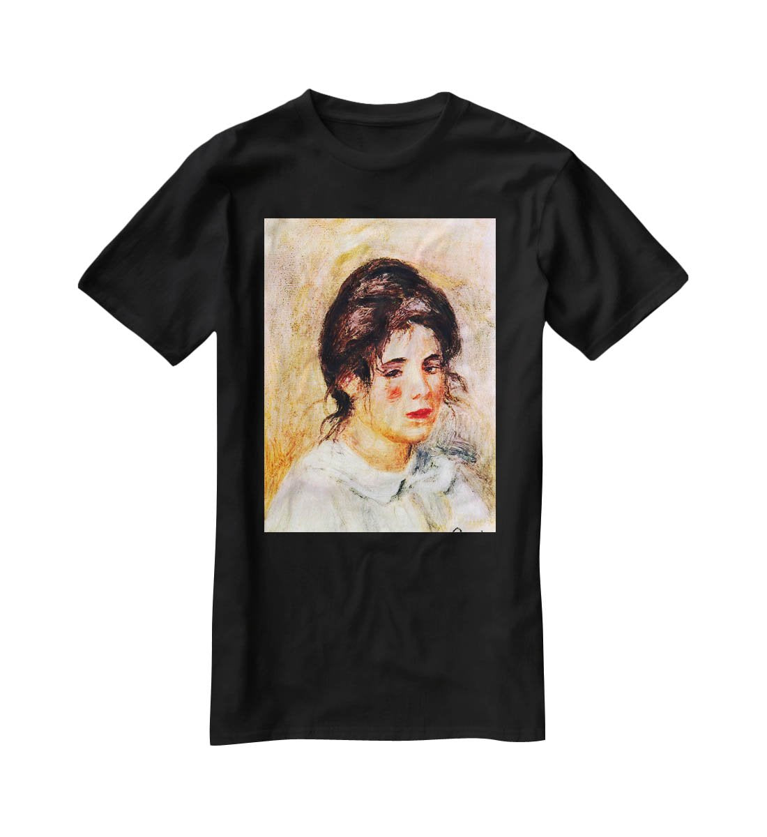 Portrait of Gabrielle by Renoir T-Shirt - Canvas Art Rocks - 1