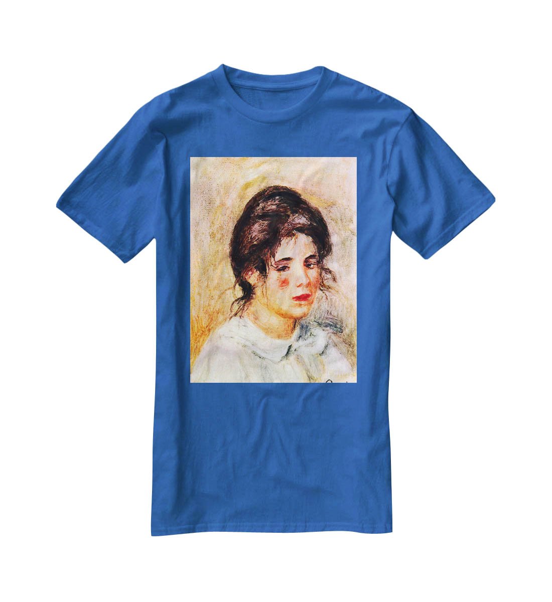 Portrait of Gabrielle by Renoir T-Shirt - Canvas Art Rocks - 2