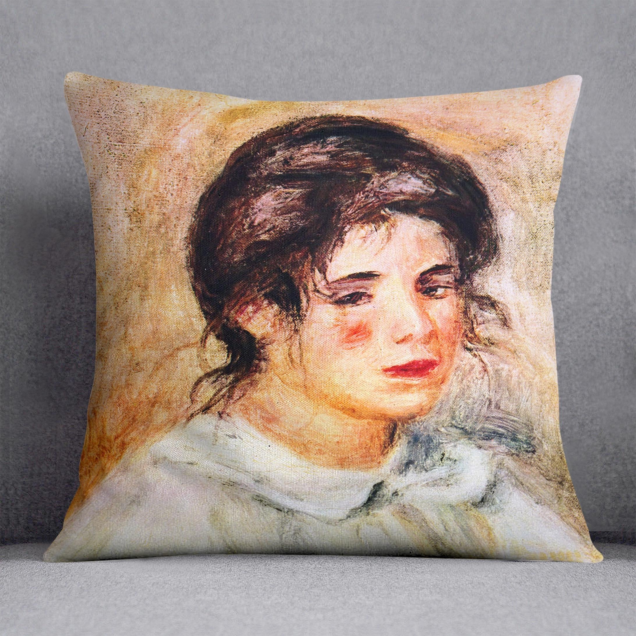 Portrait of Gabrielle by Renoir Throw Pillow