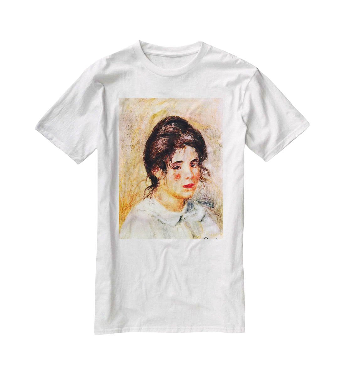 Portrait of Gabrielle by Renoir T-Shirt - Canvas Art Rocks - 5