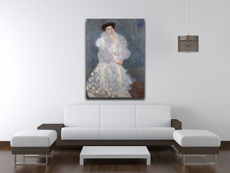 Portrait of Hermine Gallia by Klimt Canvas Print or Poster - Canvas Art Rocks - 4